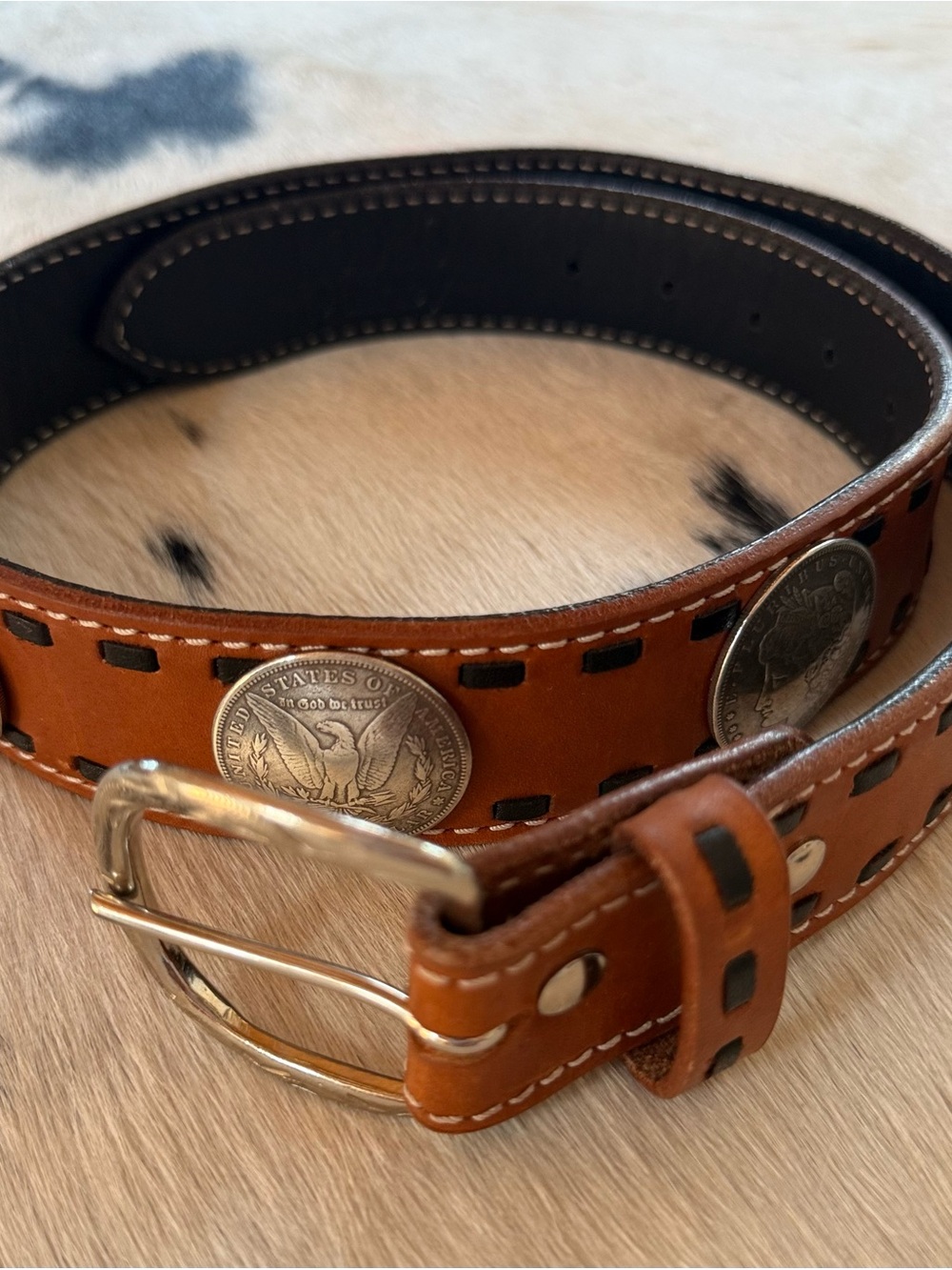Rodeo Quincy Dinero Belt - Brown